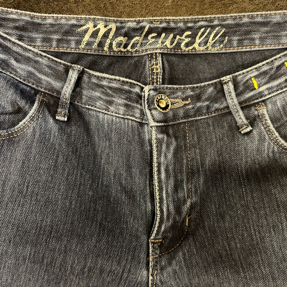 MADEWELL Women's Blue Jeans - Straight / Tapered Leg - Size 6